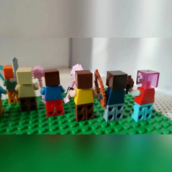 Custom Minecraft Minifigures Set of 10 - Picture 5 of 6